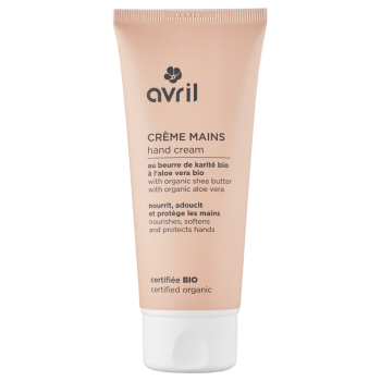 Cr&egrave;me mains bio Avril - tube de 100 ml