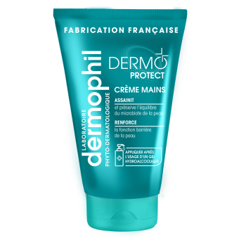 Cr&egrave;me mains Dermo Protect Dermophil Indien - tube de 50ml