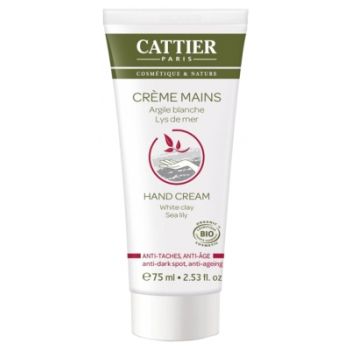 Cr&egrave;me mains anti-t&acirc;ches anti-&acirc;ge BIO Cattier - tube de 75 ml