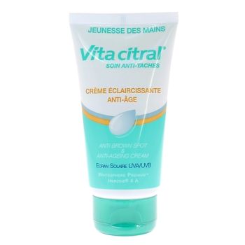 Cr&egrave;me mains &eacute;claircissante anti-&acirc;ge Vita Citral - tube de 75ml