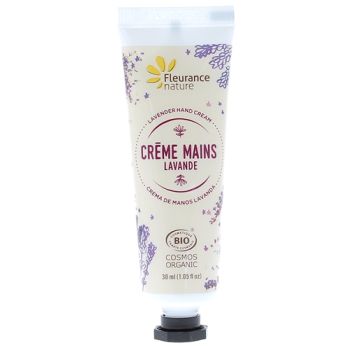 Cr&egrave;me mains lavande bio Fleurance nature - tube de 30 ml
