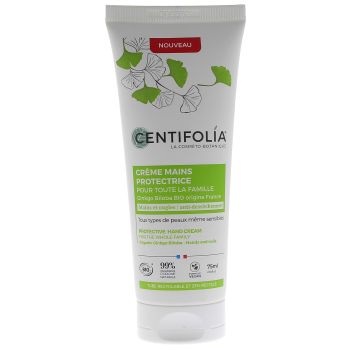 Cr&egrave;me mains protectrice bio Centifolia - tube de 75 ml