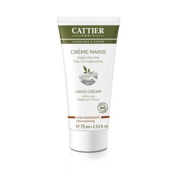 Cr&egrave;me mains ultra-nourrissante bio Cattier - tube 75 ml