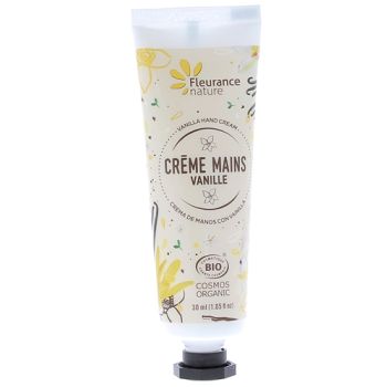 Cr&egrave;me mains vanille bio Fleurance nature - tube de 30 ml