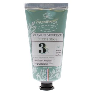 Cr&egrave;me protectrice pieds secs Gomenol - tube de 75 ml