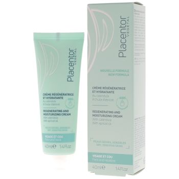 Cr&egrave;me r&eacute;g&eacute;n&eacute;ratrice et hydratante Placentor v&eacute;g&eacute;tal - tube de 40 ml