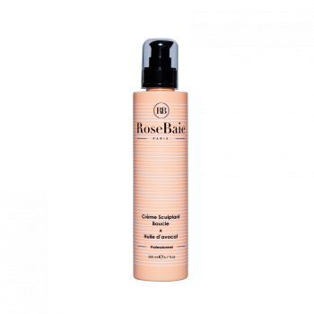 Cr&egrave;me sculptant boucle x huile d'avocat RoseBaie - flacon-pompe de 200 ml
