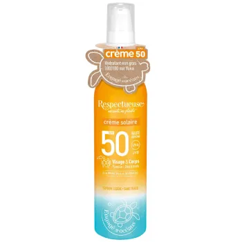 Cr&egrave;me solaire SPF50 Respectueuse - spray de 100ml