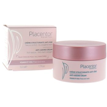 Cr&egrave;me structurante anti-&acirc;ge Placentor - pot de 50 ml