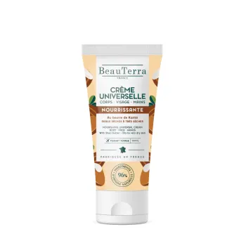 Cr&egrave;me universelle nourrissante au beurre de karit&eacute; Beauterra - tube de 100ml