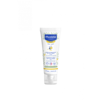Cr&egrave;me nourrissante au cold cream visage Mustela - tube de 40 ml
