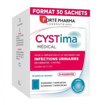 Cystima M&eacute;dical Fort&eacute; Pharma - bo&icirc;te de 30 sachets
