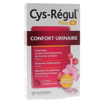 Cys-r&eacute;gul plus Nutreov - bo&icirc;te de 15 comprim&eacute;s
