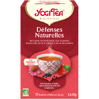 D&eacute;fenses naturelles bio Yogi Tea - boite de 17 sachets 