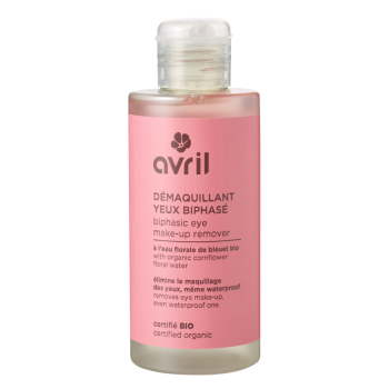 D&eacute;maquillant yeux biphas&eacute; bio Avril - flacon de 150 ml