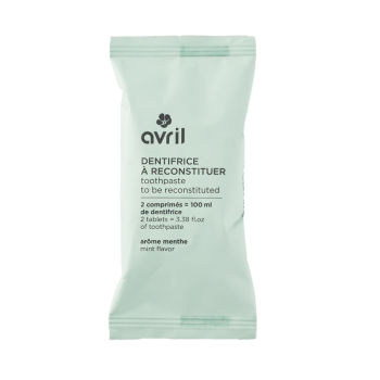 Dentifrice &agrave; reconstituer Avril - 2 comprim&eacute;s pour 100ml