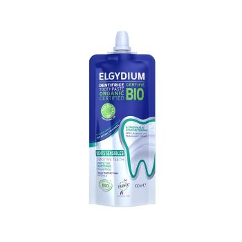 Dentifrice bio &eacute;co con&ccedil;u Dents sensibles Elgydium - tube de 100ml