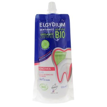 Dentifrice bio &eacute;co con&ccedil;u Gencives Elgydium - tube de 100ml
