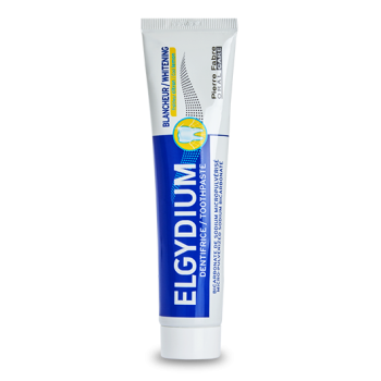 Dentifrice blancheur fra&icirc;cheur citron Elgydium - tube de 75 ml