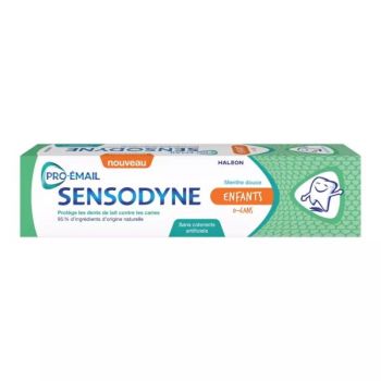 Pro-Email Dentifrice menthe douce enfants Sensodyne - tube de 50ml