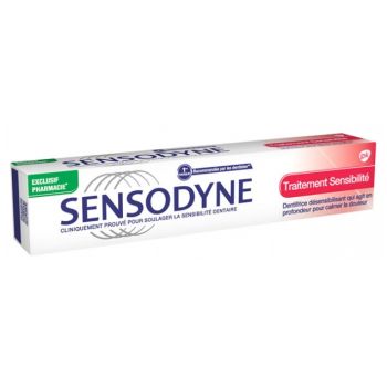 Dentifrice traitement sensibilit&eacute; Sensodyne - tube de 75 ml
