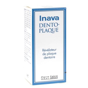 Dento-Plaque R&eacute;v&eacute;lateur de plaque dentaire Inava - flacon de 10 ml