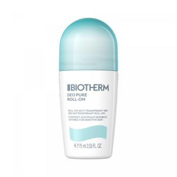 D&eacute;o Pure anti-transpirant Biotherm - roll-on de 75 ml