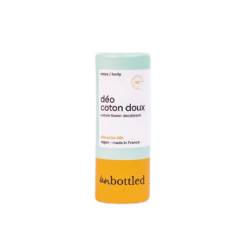 D&eacute;o coton doux Unbottled - stick de 50g