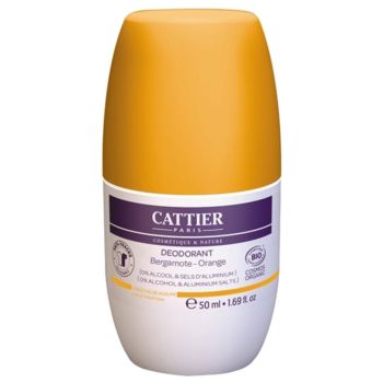 D&eacute;odorant Roll-on Fra&icirc;cheur Agrume Bio Cattier - Roll-on de 50 ml