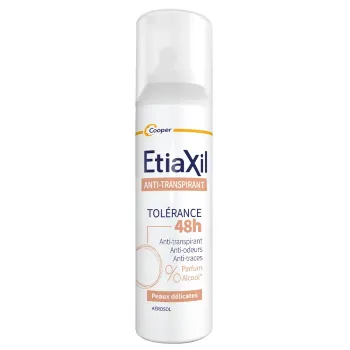 D&eacute;odorant anti-transpirant 48h peaux sensibles Etiaxil - spray de 150ml