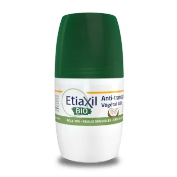 D&eacute;odorant anti-transpirant v&eacute;g&eacute;tal bio parfum coco Etiaxil - roll-on de 50ml