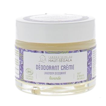 D&eacute;odorant cr&egrave;me lavande bio Haut-S&eacute;gala - pot de 50 g