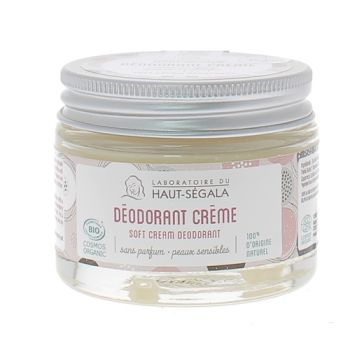 D&eacute;odorant cr&egrave;me sans parfum bio Haut-S&eacute;gala - pot de 50 g