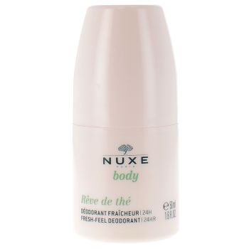 D&eacute;odorant fra&icirc;cheur 24h body R&ecirc;ve de th&eacute; Nuxe - roll-on de 50 ml