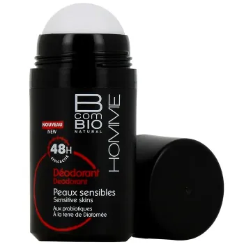 D&eacute;odorant homme BcomBIO - roll-on de 50 ml