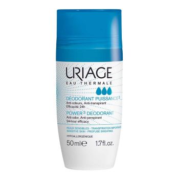D&eacute;odorant puissance 3 Uriage - Roll-on de 50 ml