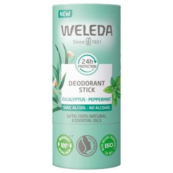 D&eacute;odorant stick Eucalyptus menthe poivr&eacute;e Weleda - stick de 50 g