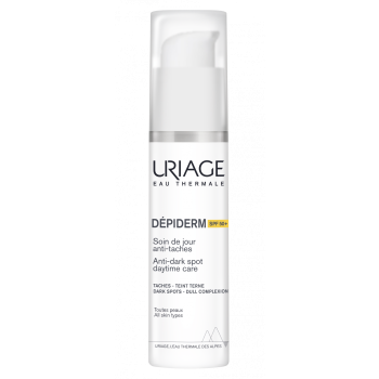 D&eacute;piderm soin de jour anti-taches SPF 50+ Uriage - flacon-pompe de 30 ml