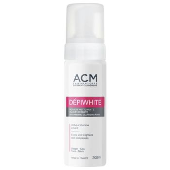 D&eacute;piwhite mousse nettoyante &eacute;claircissante ACM - flacon pompe de 200ml