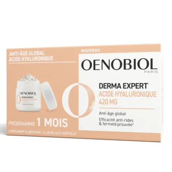 Derma Expert acide hyaluronique Oenobiol - lot de 2 boites de 30 g&eacute;lules