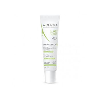 Dermalibour+ Cica-Baume l&egrave;vres r&eacute;parateur A-Derma - tube de 15ml