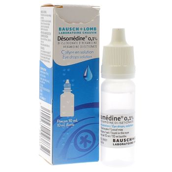 D&eacute;som&eacute;dine 0,1% collyre en solution - flacon de 10 ml