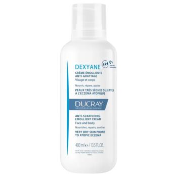 Dexyane Cr&egrave;me &eacute;molliente anti-grattage Ducray - flacon pompe de 400 ml