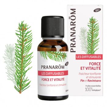 Diffusable Force et Vitalit&eacute; Pranarom - flacon de 30 ml