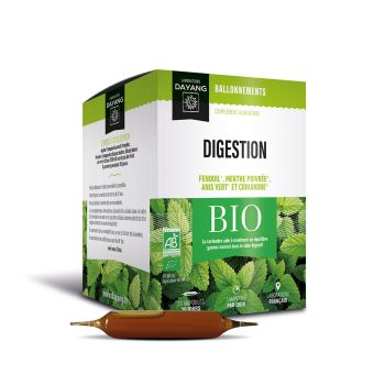 Digestion ventre plat bio Dayang - bo&icirc;te de 20 ampoules