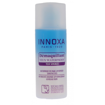 D&eacute;maquillant yeux sensibles waterproof Innoxa - flacon de 100 ml