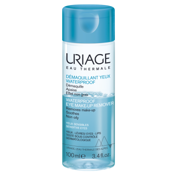 D&eacute;maquillant yeux waterproof Uriage - flacon de 100 ml