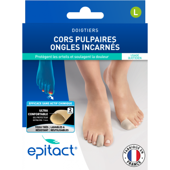 Doigtiers taille L Epitact - 2 unit&eacute;s