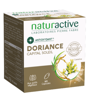 Doriance capital soleil Naturactive - bo&icirc;te de 60 capsules