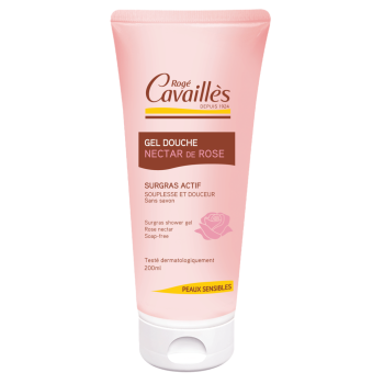 Douche surgras nourrissant nectar de rose Rog&eacute; Cavaill&egrave;s - tube de 200 ml